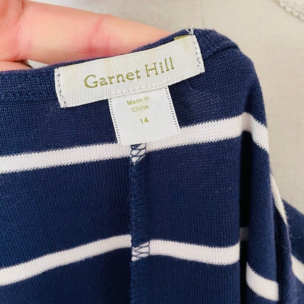 Garnet Hill Everyday Striped Knit Dress - Picture 6 of 7